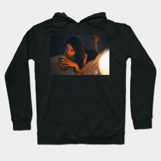 Longing - Oil on Canvas Painting Hoodie